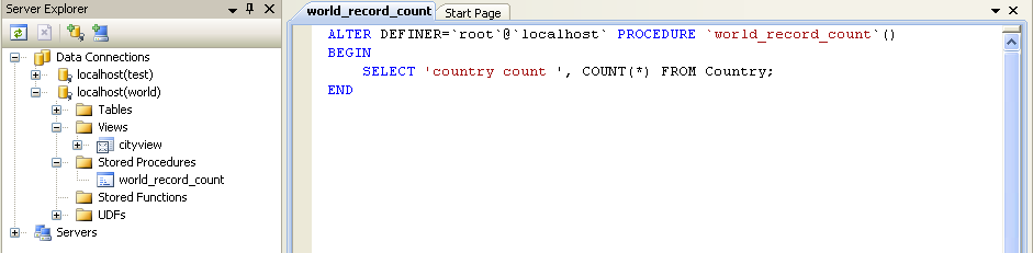 Stored Procedure SQL Saved